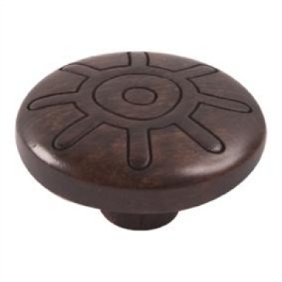 Wooden Engraved Knob 422WE